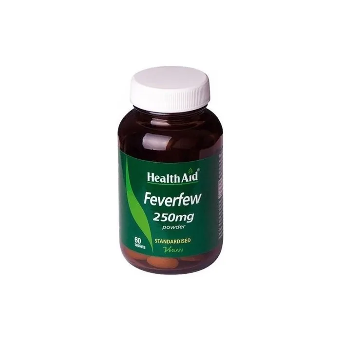 Health Aid Feverfew Matricaria Herbal Supplement 250mg 60 Capsules