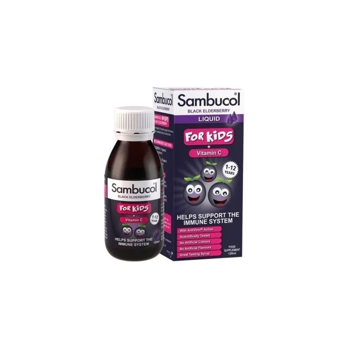 Olvos Sambucol for Children Black Elderberry 120ml