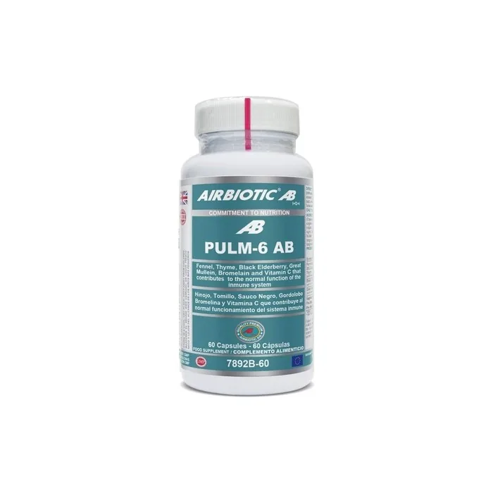 Airbiotic Pulm 6 Ab 60 Capsules 300g