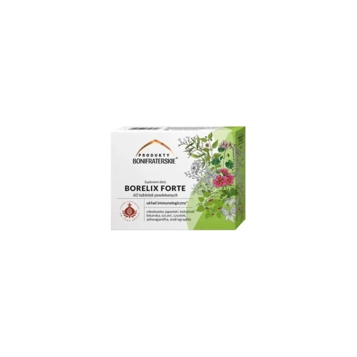 Borelix Forte 60 Tablets Immune System Vilcacora Ginseng Vitamin B Detox