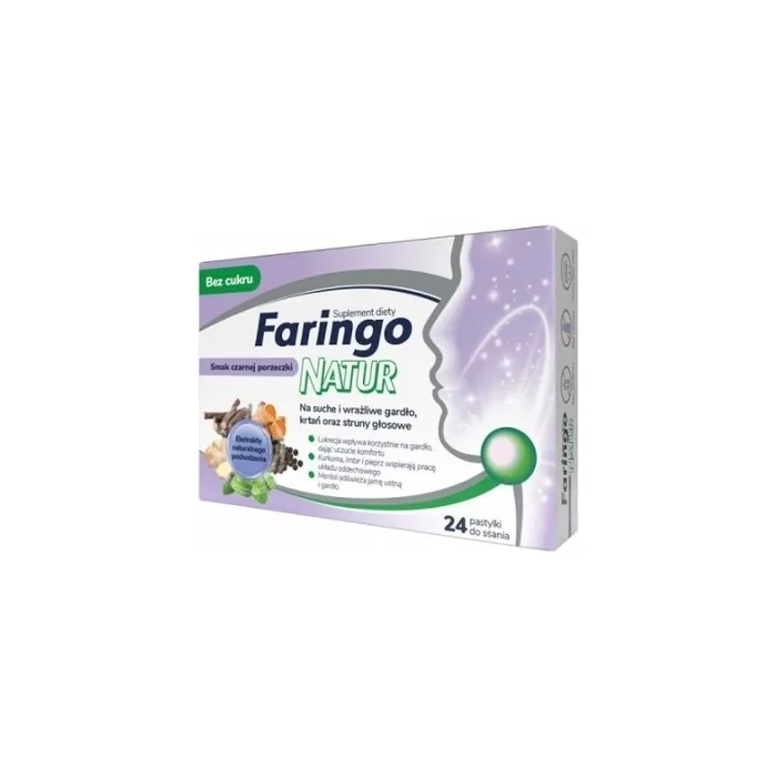 FaringoNatur Black Currant Throat Relief Lozenges