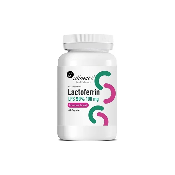 Lactoferrin 60 Capsules LFS 90% 100mg Aliness