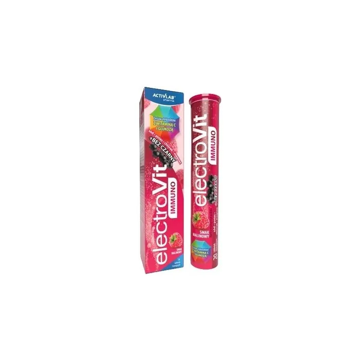ElectroVit Raspberry Effervescent Immune Boost 20 Tablets