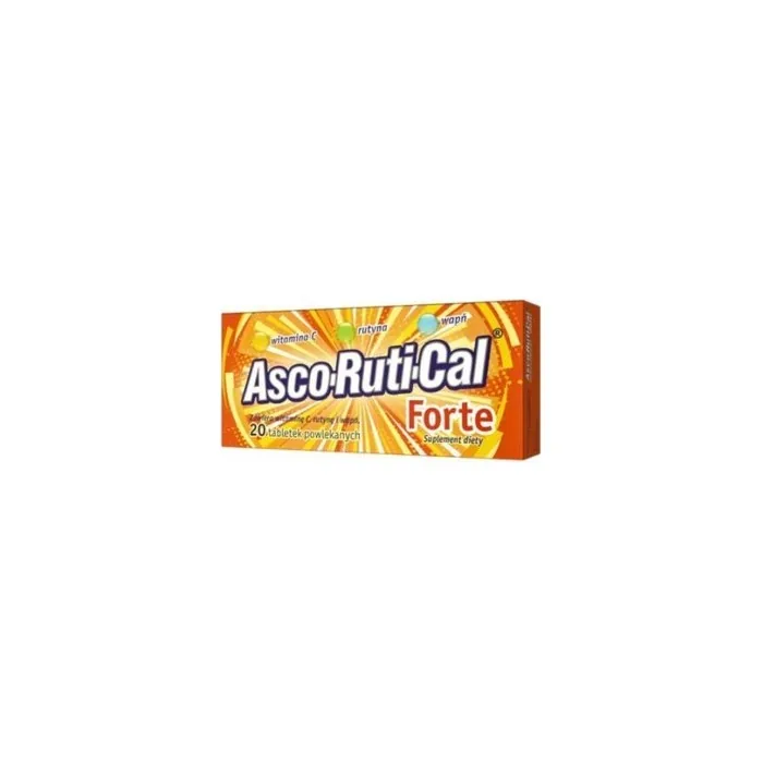 Ascorutical Forte 20 Tablets Vitamin C Immunity Protection Against Infections