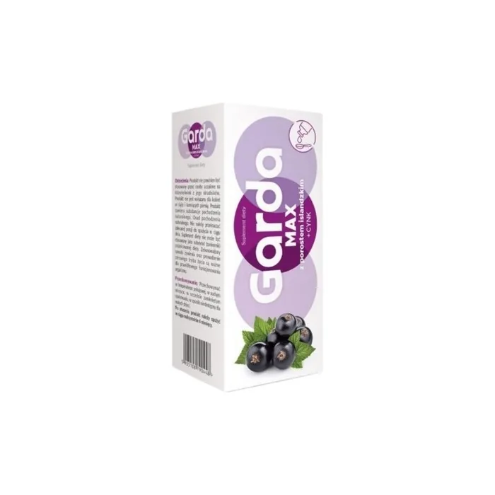 Garda Max with Icelandic Lichen and Zinc Black Currant 120ml