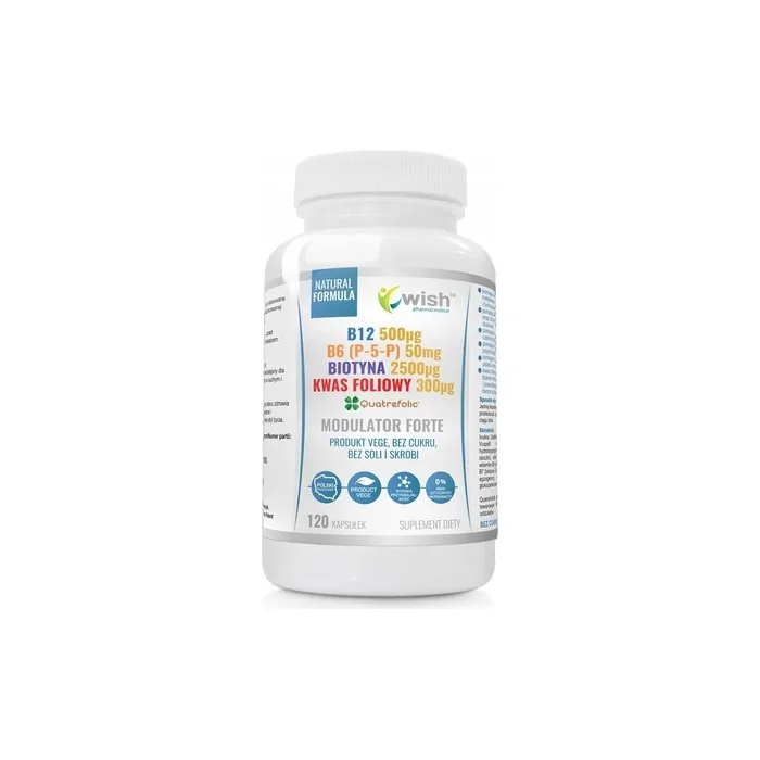 Wish Pharmaceutical Modulator Forte Immune Support Dietary Supplement 120 Capsules