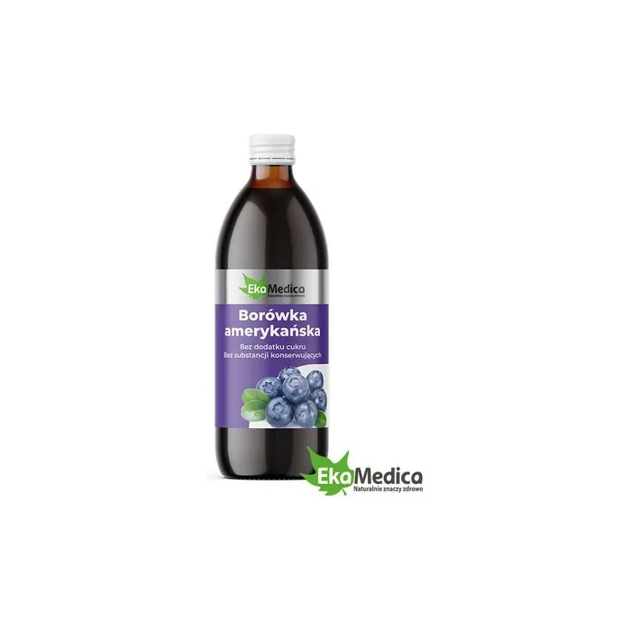 Blueberry Immune Support Energy Metabolism EKAMEDICA 500ml