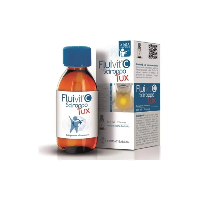 Fluivit C Syrup Tux Dietary Supplement with Vitamin C 150ml