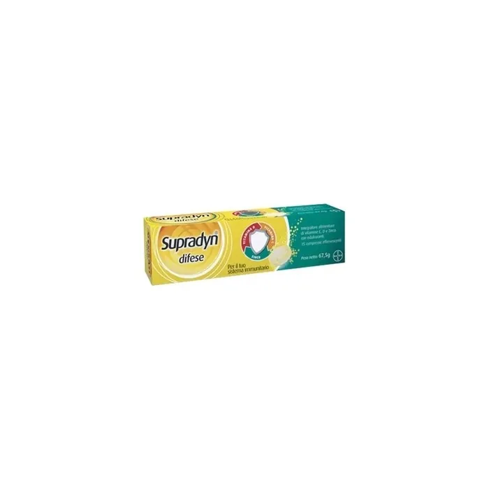 Bayer Supradyn Defenses Dietary Supplement For The Immune System 15 Effervescent Tablets