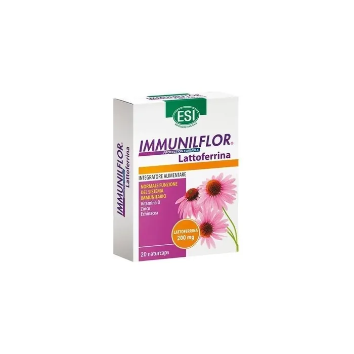 Esi Immunilflor Lactoferrin 20 Naturcaps Immune Support Supplement