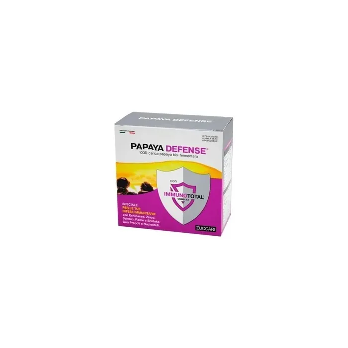 Zuccari Papaya Defense Dietary Supplement For Immune Defenses 30 Sticks