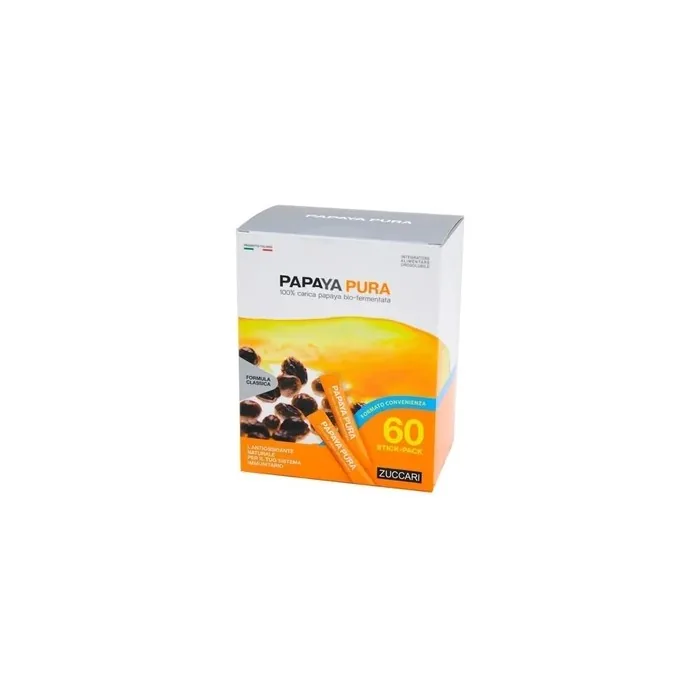 Zuccari Papaya Pura Immune Defense Supplement 60 Stick Packs