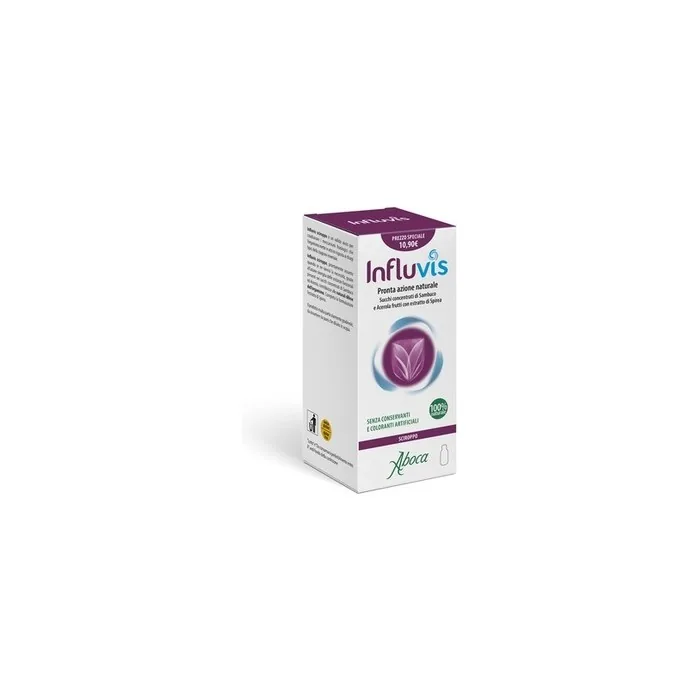 Aboca Influvis Ready Action Natural Syrup 120ml - Pack of 2