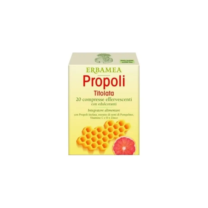 ERBAMEA Propolis Immune Boost Supplement 20 Tablets