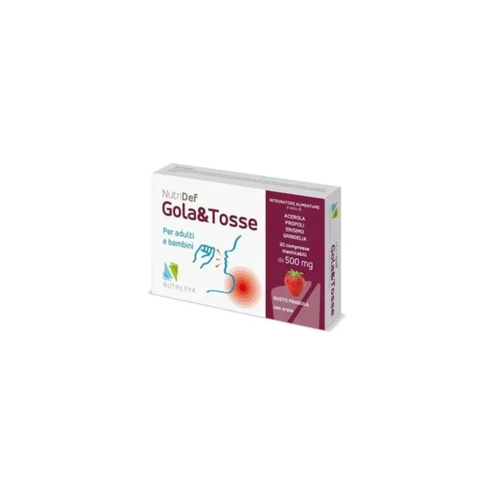 NUTRILEYA Nutridef Gola&Tosse Lung Health Supplement 20 Tablets