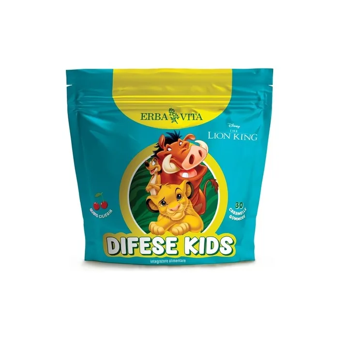 Erba Vita Difese Kids Food Supplement for Children 30 Gummies