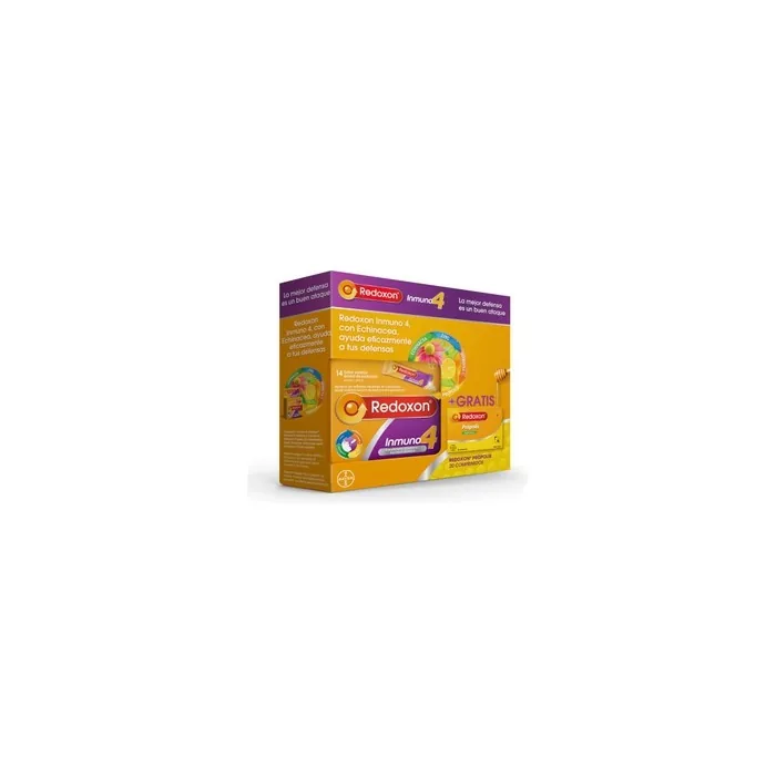 Redoxon Immuno 4 14 Envelopes + Redoxon Propolis Gift 20 Tablets