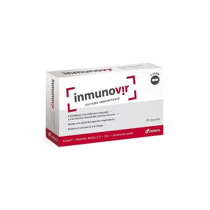 Deiters Inmunovir 30 Capsules Black Standard