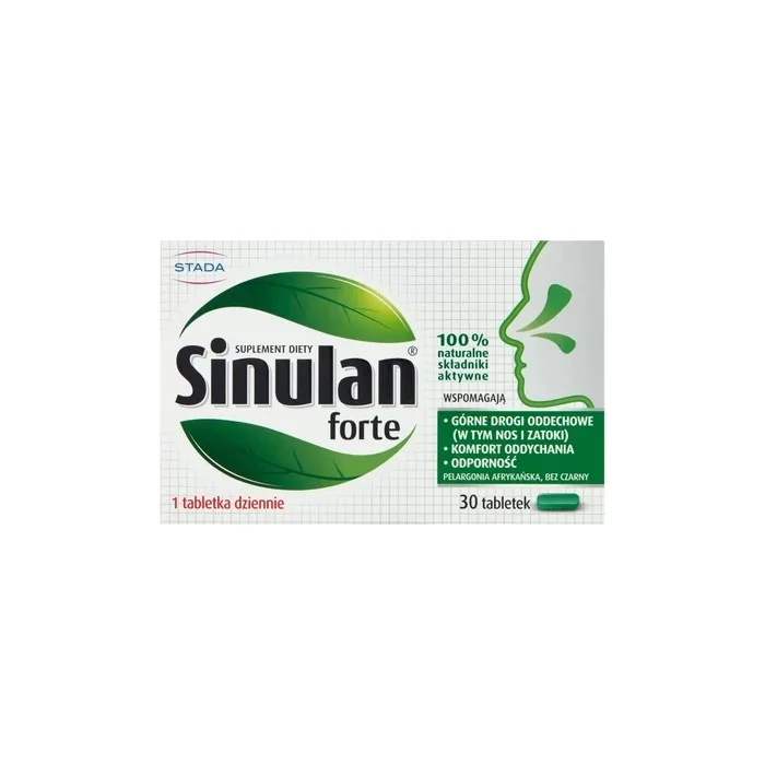 Sinulan Forte Tablets Supporting Immunity And Respiratory Tract 30 Pieces