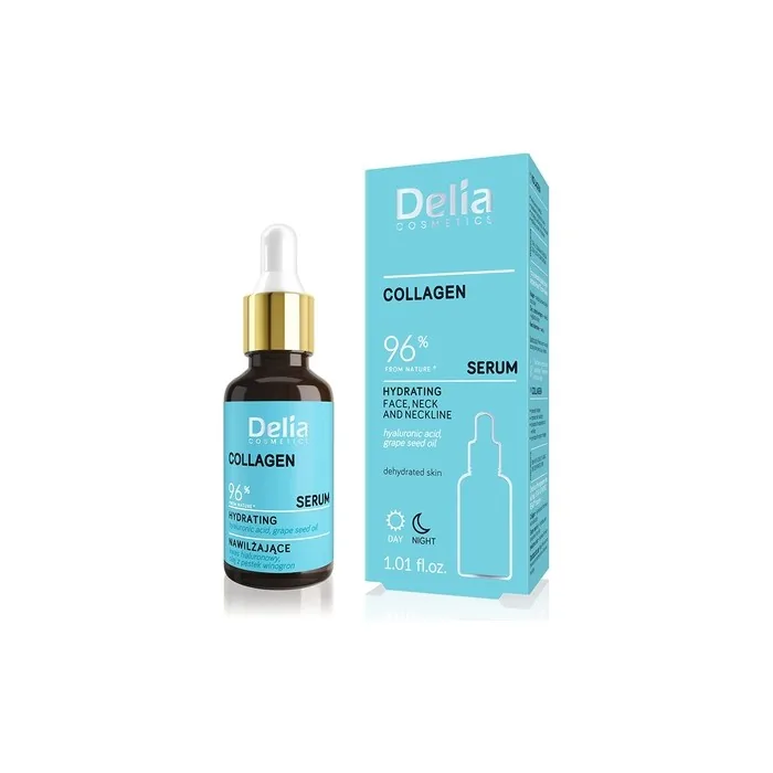 Delia Cosmetics Collagen Serum Hyaluronic Acid Treatment for Dry Skin 30ml