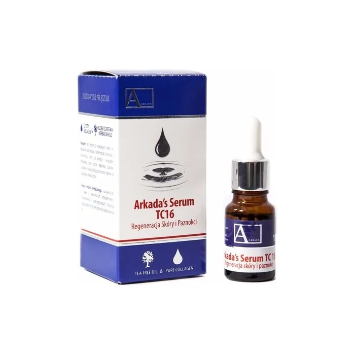 ARKADA SERUM TC16 Advanced Collagen Therapy for Problematic Skin, Infections, Nail Injuries, Nail Damage and Scars 11ml