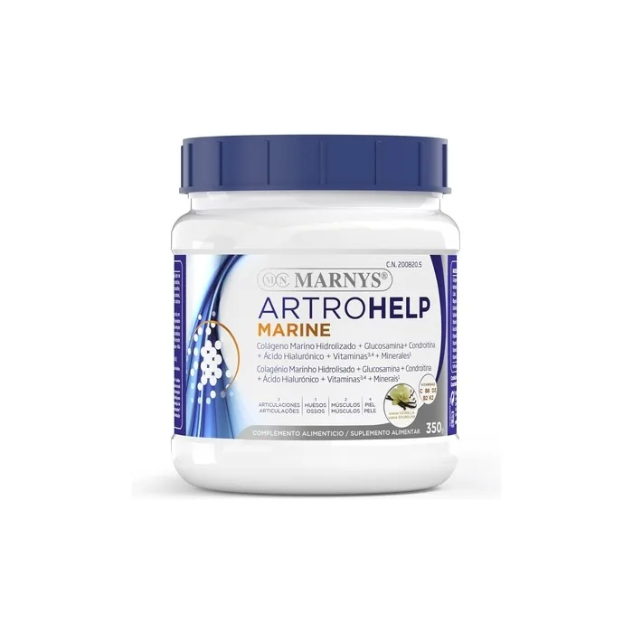 Marnys Hydrolyzed Marine Blue Collagen Artrohelp Marine Wellness for Bones Joints and Skin 350g