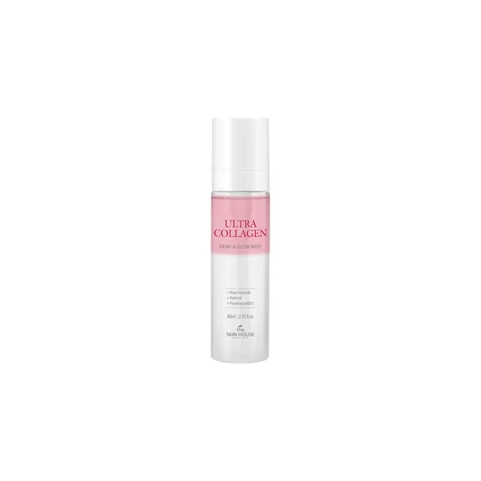 The Skin House Ultra Collagen Dewy & Glow Mist 80ml - Hydrating Face Mist with Collagen and Retinol