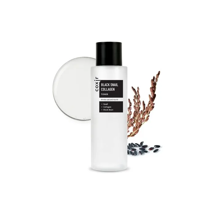 COXIR Black Snail Collagen Toner 150ml 5.07 Fl.Oz.