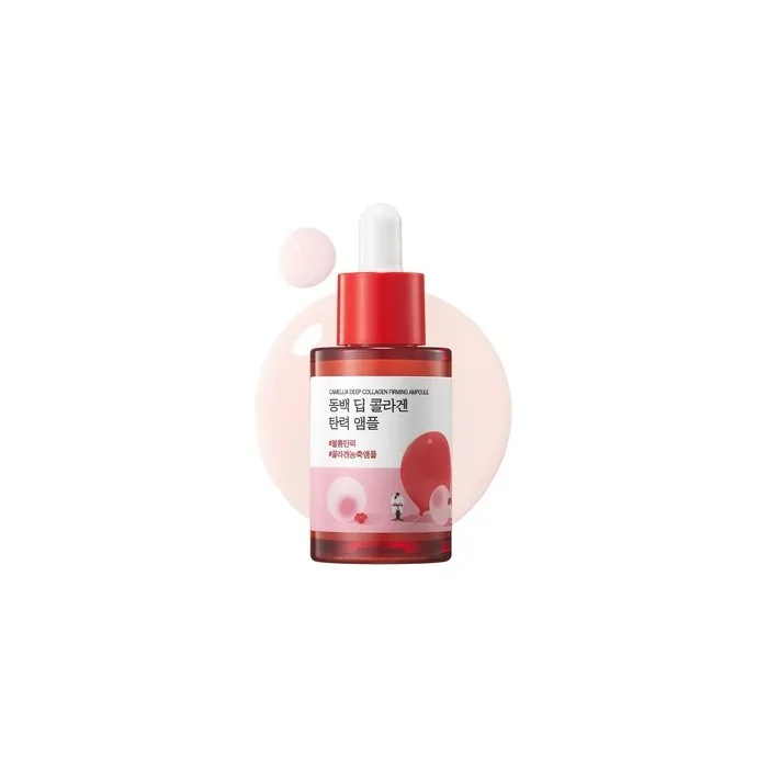 Round Lab Camellia Deep Collagen Firming Ampoule 101 Fl Oz Hydrating