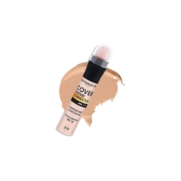 Dermacol Cover Xtreme Corrector Contour Stick SPF30 High Coverage Lightweight Formula for Correcting Dark Circles for Acne-Prone Skin No. 4 (218)