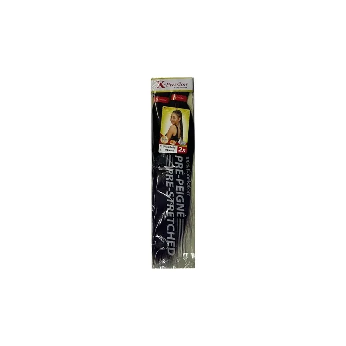 Xpression Prestretched Braiding Hair T1bviolet 1x2