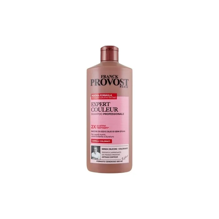 Franck Provost Expert Couleur Shampoo for Coloured Hair 500ml Made in Italy