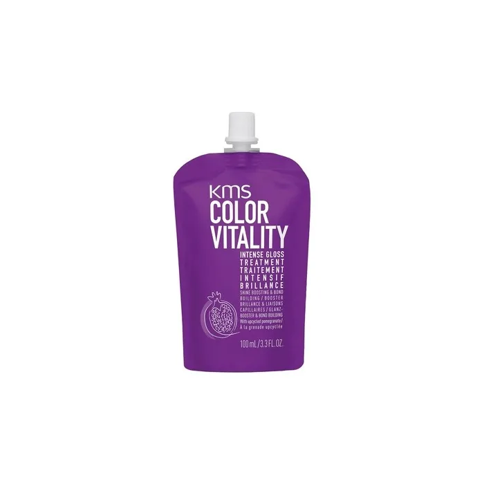 Kms Colorvitality Intense Gloss Treatment 100ml For Colortreated Hair Dry Porous And Dull