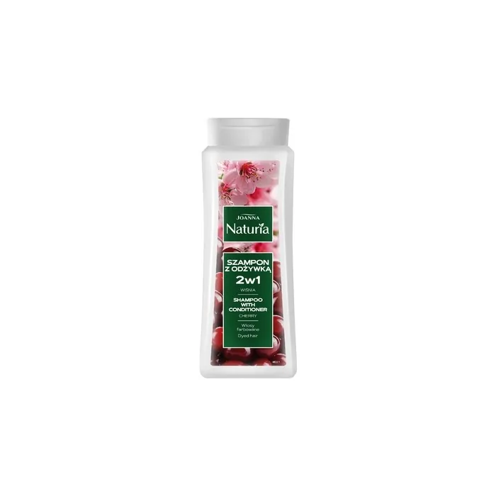 Joanna Naturia 2in1 Shampoo With Conditioner For Colored Hair Cherry 500 Ml