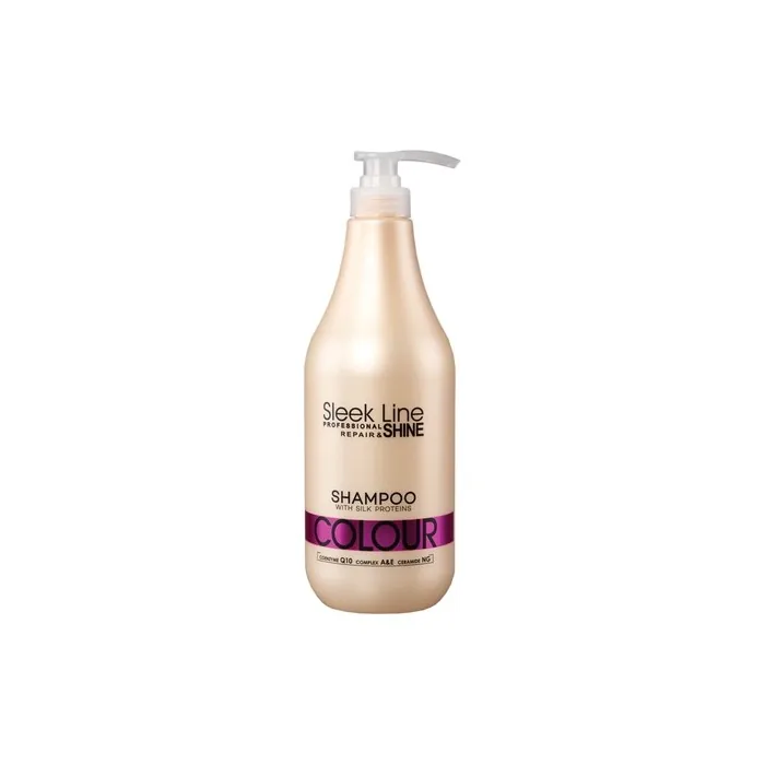 Stapiz Sleek Line Colour Shampoo With Silk For Coloured Hair 1000ml