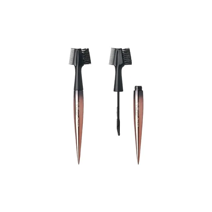 RED by Kiss Edge Cara 4 in 1 Edge Brush Comb Boar Bristles with Edge Fixer Sweet Peach