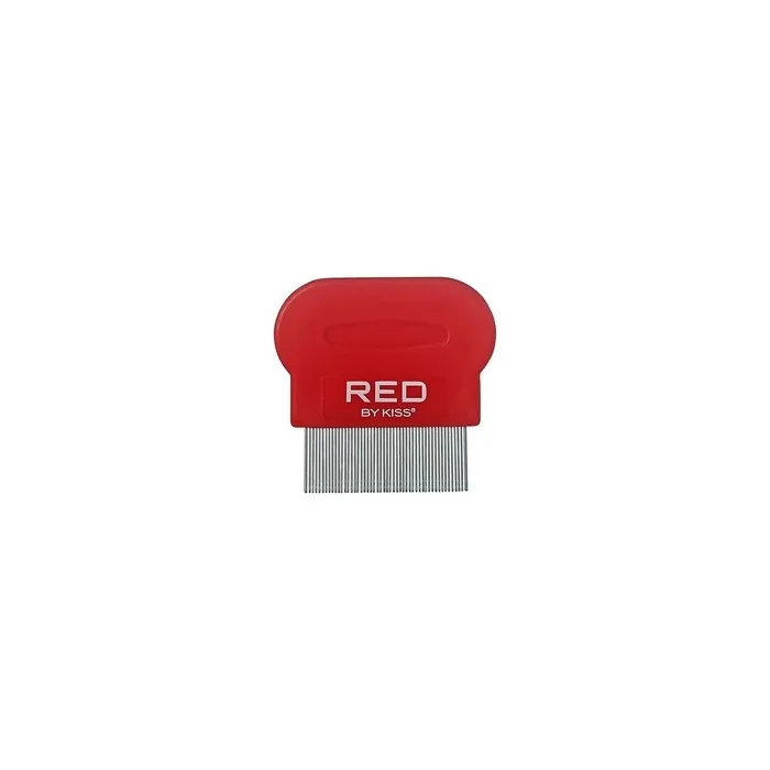 Red by Kiss Metal Lice Comb 2 Pieces