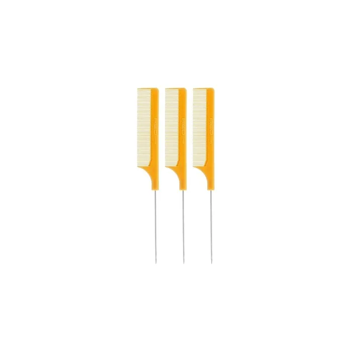 Red by Kiss Pintail Combs Reduces Frizz Heat Resistant Teasing Combs Parting Combs