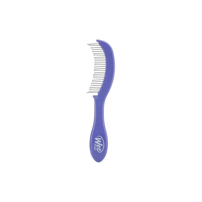Wetbrush Custom Care Detangling Comb With Intelliflex Bristles For Thin Or Fine Hair Purple