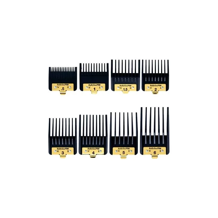 Babyliss Pro 4artists Premium Combs 8 Units Premium Clipper Guards X 8
