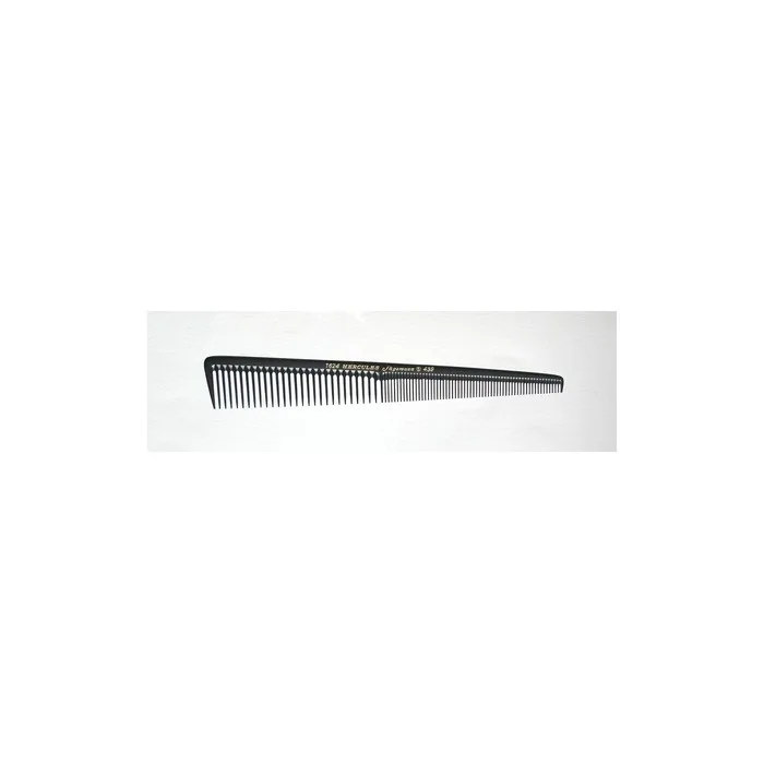 HERCULES SÄGEMANN 1624-439 Comb High Quality Hair Cutting Comb Trapezoid Geometry Fine Tooth Ideal for 1-20mm Cuts Size: 7.5 Inches