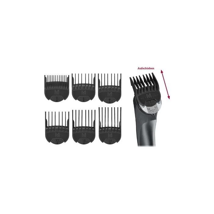 Moser Kuno Combs 3,6, 9,12, 18,25 Mm Made In Germany