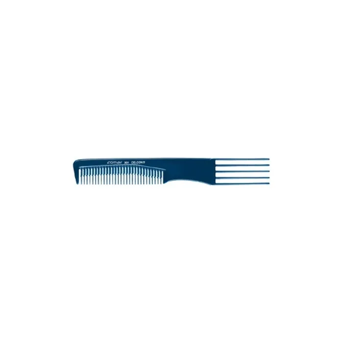 Comair Blue Profi-Line 301 Teasing Fork Comb