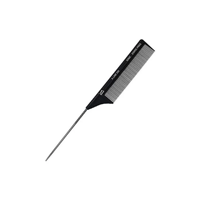 Jaguar A-Line 535 Ionic 8.75" Black Comb With Metal Pin