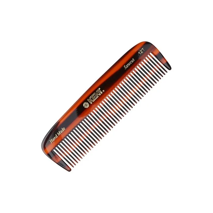 Kent 12T 146mm Medium Coarse Tooth Women's Hair Comb