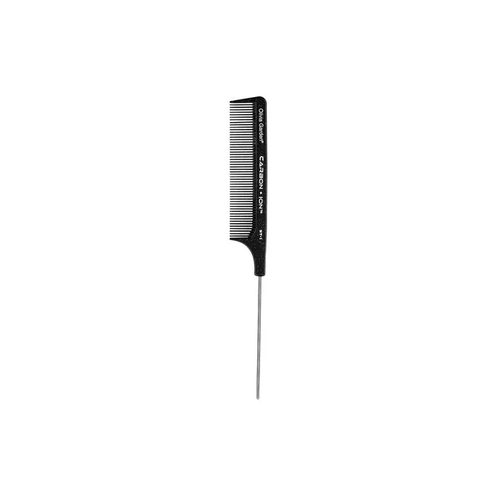 Olivia Garden Carbon Plus Ion Pin Tail Comb for Technical Services Type ST-1