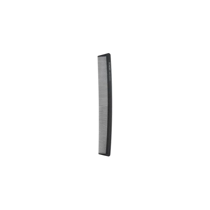 T4B Lussoni Cutting Comb Carbon Hair Cutting Comb for All Hair Types with Antistatic and Negative Ions, Coarse and Fine Teeth 102