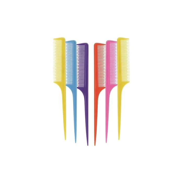 Guenzani Fluorescent Line Tail Comb In Different Colors