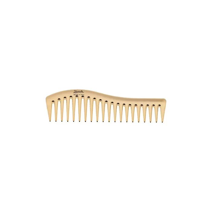 Janeke Linia Golden Hair Comb - A Stylish Comb For Detangling Hair