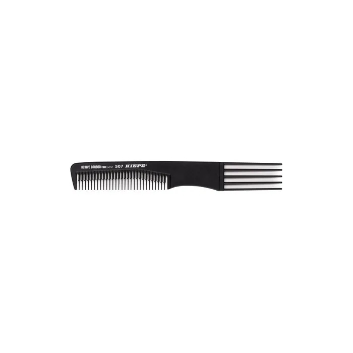 Professional Hair Comb Active Carbon Fiber Series 507 195x27mm - Kiepe Italia